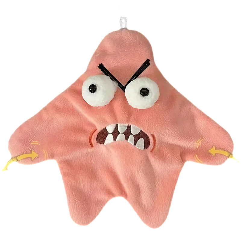 Angry Starfish Plush Toy