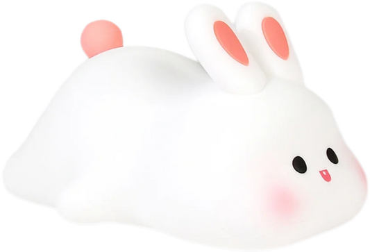 LED Cute Rabbit Silicone Lamp